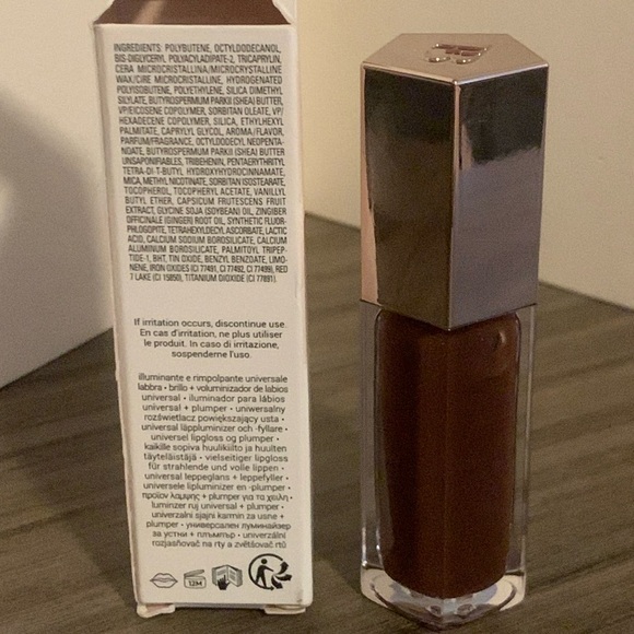 ✨Hot Chocolit Heat✨FENTY Beauty New in Box Gloss Bomb Heat - Luminizer & Plumper - Picture 7 of 7